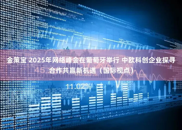 金策宝 2025年网络峰会在葡萄牙举行 中欧科创企业探寻合作共赢新机遇（国际视点）